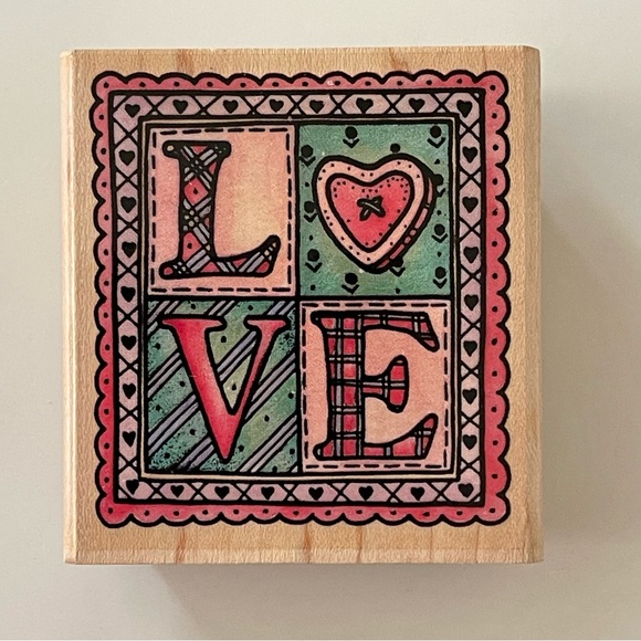 Mary Engelbreit Ink Stamps (3) and LOVE Ink Stamp - Picture 13 of 15
